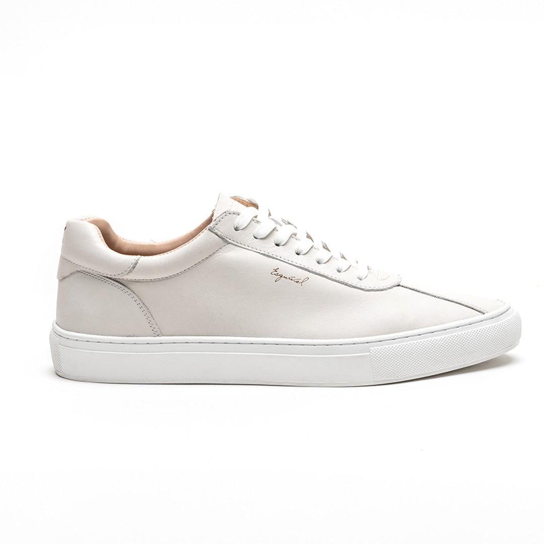White - Smooth not so bright white napa leather / 8 Swatch