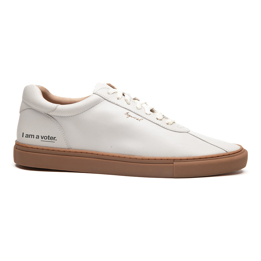 I am a voter. - Men's Leather Sneaker